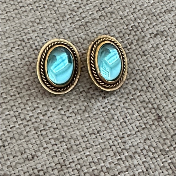 Vintage rare signed YSL earring clip on earrings - Picture 1 of 5